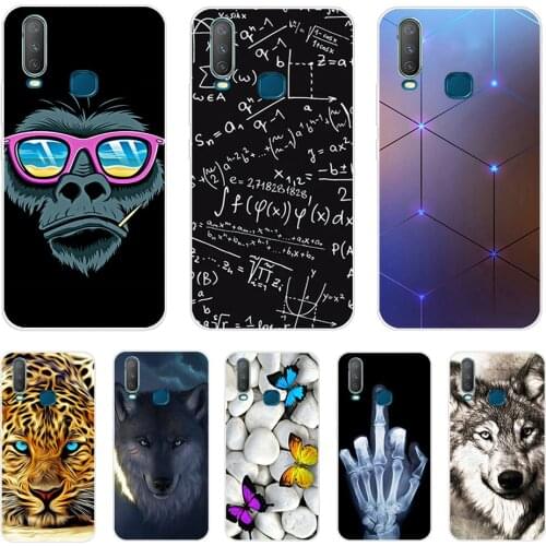 6.35" For Vivo Y11 2019 Case Popular Paint Soft TPU Back Cover Case For Vivo Y11 2019 Case For Vivo Y17 Y15 Y12 Case Y 17 Cover