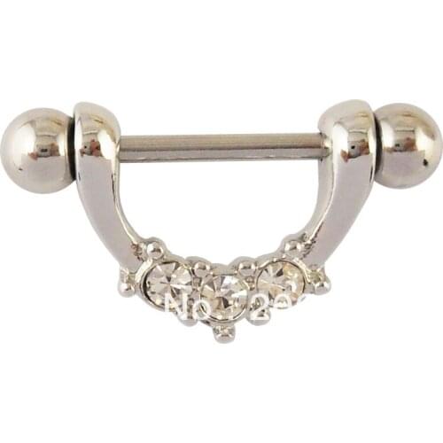 6pcs/lot Wholesale Nipple Ring Nipple Piercing Body Piercing Jewelry nickel-free