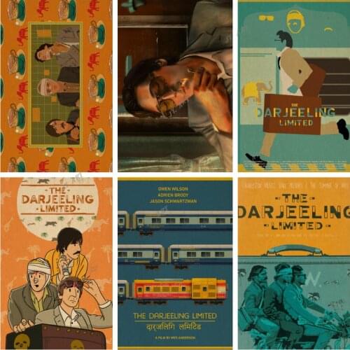 Child Poster Nursery Canvas Art Print Wall Painting Nordic Kids Bedroom Decor Picture Retro Wes Anderson Movie Darjeeling Limit