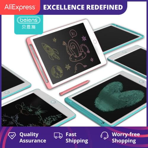 Beiens 8.5-12 inch Baby Light Electronic Blackboard Crystal Graffiti Sketchpad Early Educational Drawing Writing Board