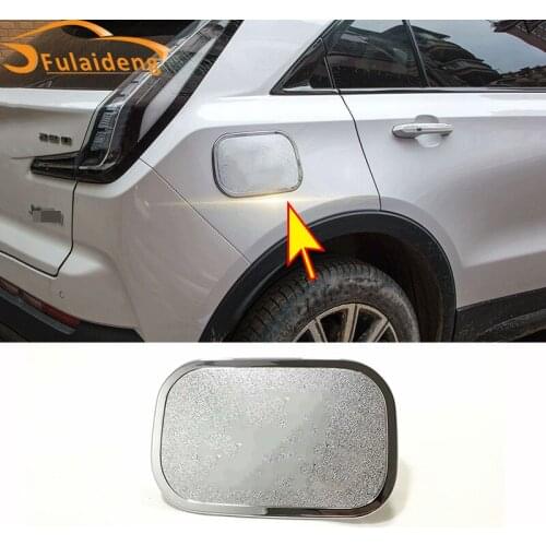 For Cadillac XT4 2018-2020 ABS Chrome Car Gas Fuel Tank Cover Molding Trim decoration Car Styling Accessories