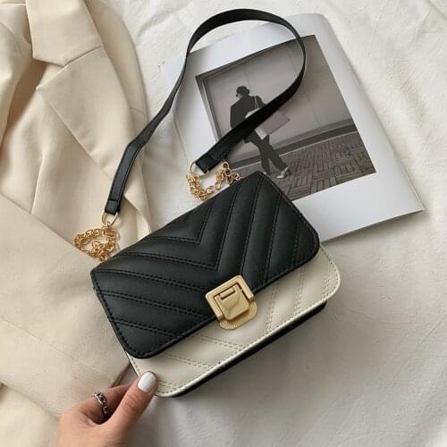 Elegant Hit Color Flap Messenger Bag Fashion Women PU Leather Envelope Shoulder Tote Street Travel Top-handle Purse Clutch