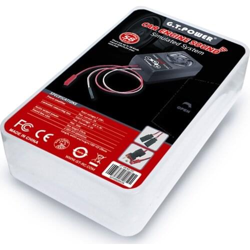 G.T.Power Engine Sound Simulated System For RC Car Axial SCX 10 II WRAITH Traxxas TRX4 Build-in 58 kinds of sounds