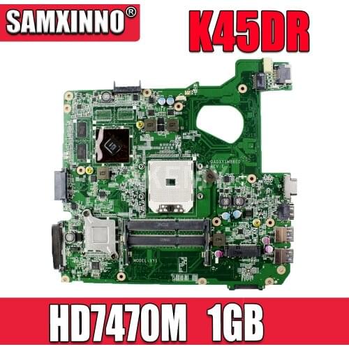 K45DR Motherboard HD7470M 1GB For Asus A45D A45DR K45D laptop Motherboard K45DR Mainboard K45DR Motherboard test 100% ok
