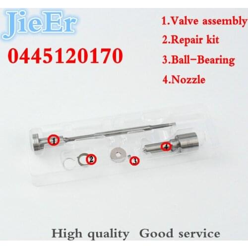 Injector overhaul kits Repair kit spare F00RJ01692 DLLA152P1819 F00VC21002 F00VC99002 for Common rail injector 0445120170