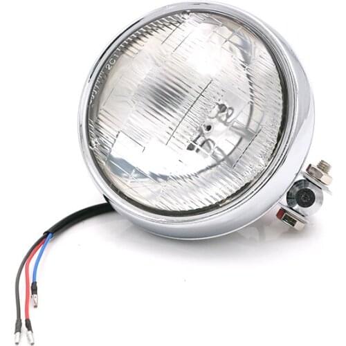 Motorcycle Bates Headlight Lamp For Harley Honda Yamaha Kawasaki Suzuki Cafe Racer Bobber Touring Custom
