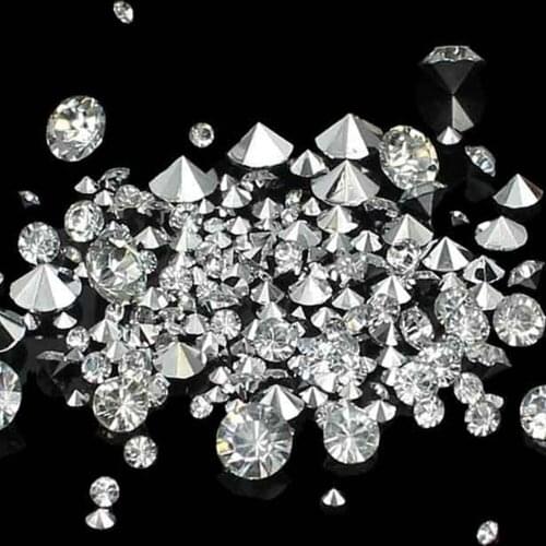 Wholesale White Resin Rhinestones PointBack Glue On Beads Many Sizes Diamond Jewelry Nail Art Wedding Dress Decoration DIY