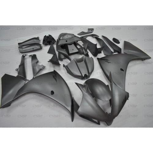 For YAMAHA YZFR1 2012 - 2014 Plastic Fairings YZF1000 R1 2013 Fairings for YAMAHA YZFR1 13 14 Matter Grey Silver Body Kits