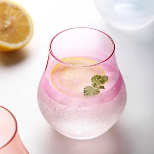 Simple Glass Milk Flower Tea Breakfast Cup Household Small Fresh Japanese Juice Cup Glass Water Cup