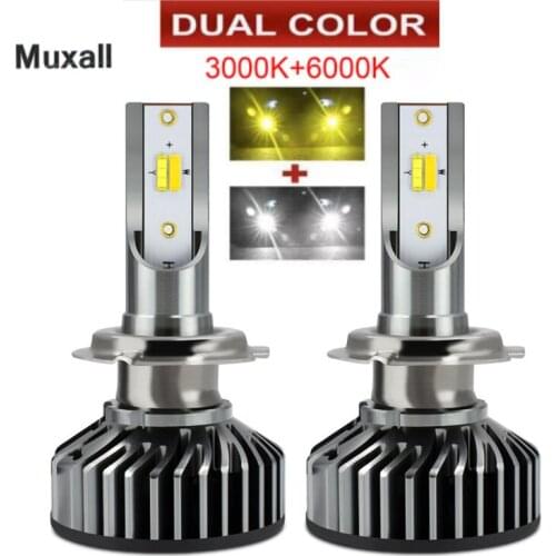 LED Canbus Car Headlight H7 LED H4 H1 H3 H8 H11 H13 H27 880 9004 9005 9006 9007 80W 16000LM Auto Headlamp 6500K Light Bulb
