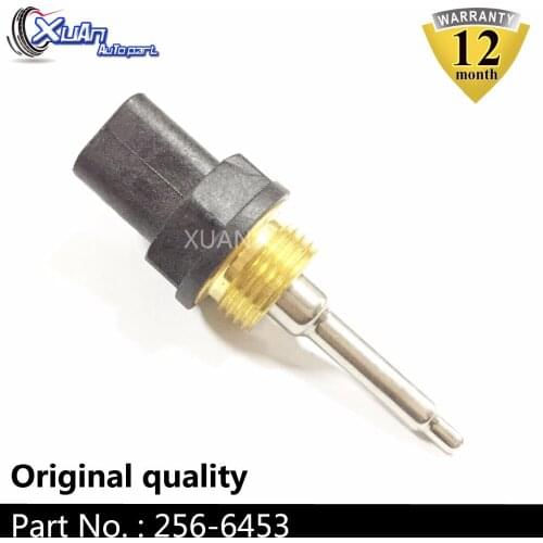 XUAN Sensor Heavy Duty Excavator Water Temperature Sender For Caterpillar CAT 3406E C15 C13 C7 E324D E329D E330D E345C 256-6453