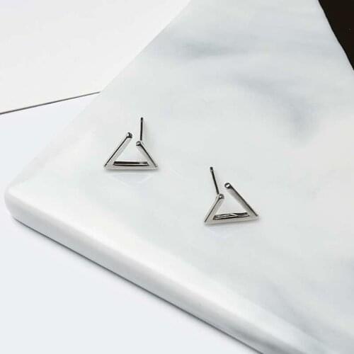 Miuoxion Retro Triangle Earrings Fashion Personality Punk Party Jewelry For Women Feature Namour Charm Gift All Seasons