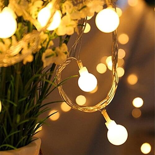 1.5M 3M 20LED Fairy Garland LED Ball String Lights Waterproof For Christmas Tree Wedding Home Indoor Decoration Battery Powered