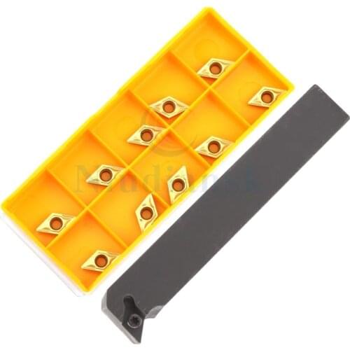 1pc SDFCR1212H07 91°CNC Machine tool ToolHolder External turning screw type turning toolholder+10pcs DCMT DCGT Hard alloy insert