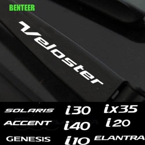 4pcs Car Windshield Wiper Sticker For Hyundai i10 i20 i30 i40 ix35 TUCSON Elantra SONATA GENESIS SOLARIS VEOSTER TRITON ACCENT