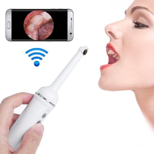 Wireless WiFi Oral Dental Camera 720p HD Intraoral Endoscope Adjustable LED Light USB Cable mouth Inspection for Dentist Tool