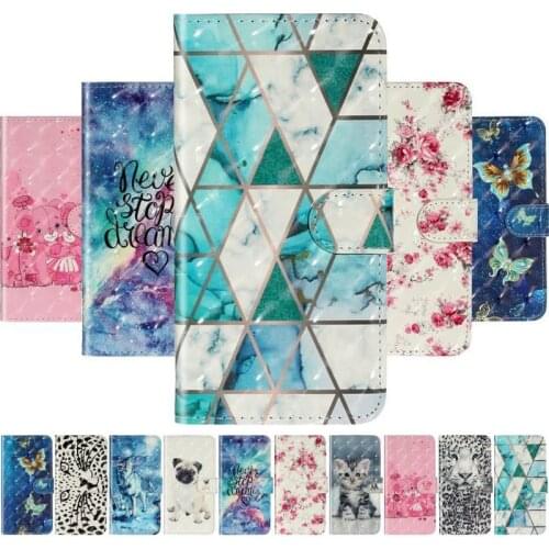 Etui Flip Case For iphone 12 Mini 11 Pro X XS Max Cute Wolf Wallet SE 2020 6 6S 7 8 Plus 5S Card Pocket Cover Flower Case DP01G