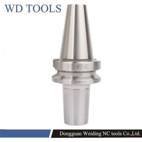 CNC tools holder BT40- M8 M10 M12 M16 thread holder 60L 80L 100L BT40 collet chuck tools holder Locking teeth holder