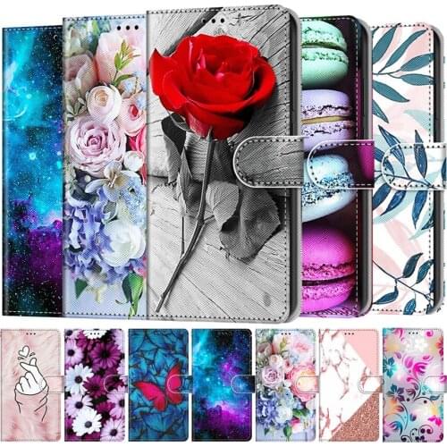 Kids Etui Card Holder Wallet Flip Case For Huawei P8 Lite P9 Lite 2017 P10 P20 P30 Pro P40 Lite E Honor 9 Lite 20 Nova 5T Cover