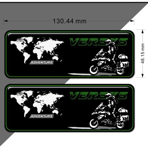 For Kawasaki VERSYS 300 400 650 1000 X Adventure Protector Windshield Trunk Luggage Cases VERSYS-X 250 Tank Pad Stickers 2020