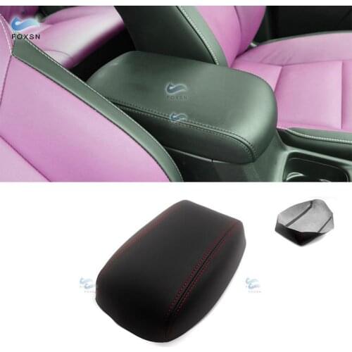 For Toyota RAV4 2016 2017 2018 Microfiber Leather Car Interior Center Control Armrest Box Cover Sticker Trim