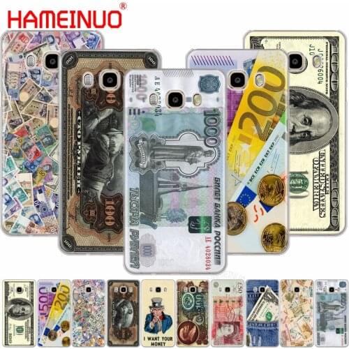 HAMEINUO money cash dollar Ruble cover phone case for Samsung Galaxy J1 J2 J3 J5 J7 MINI ACE 2016 2015 prime