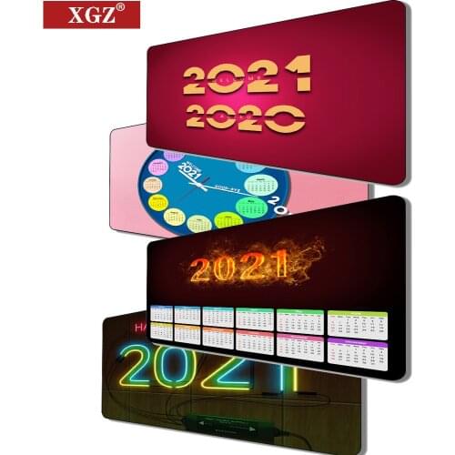 Xgz 2021 New 90x40cm Large Gaming Mouse Pad Player Keyboard Foot Rubber Edge Portable Notebook Desk Pc Accessories