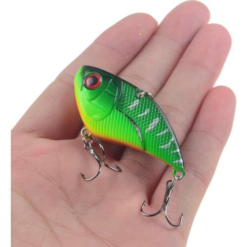 1 PCS 5cm 14g Artificial Japanese Tomb VIB Fishing Lure lead inside Hard Bait Diving Swivel Bait winter Sea Fishing Tackle
