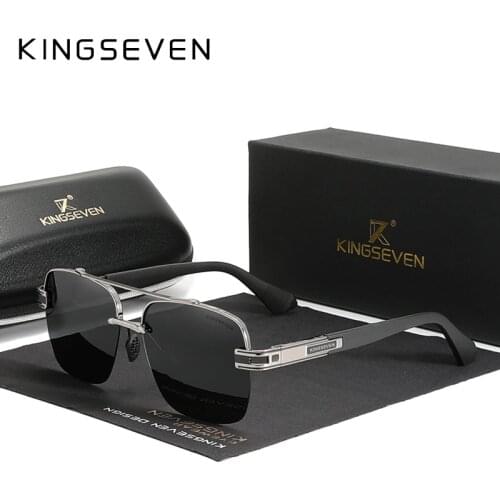 KINGSEVEN 2021 Brand New Design Sunglasses For Men Polarized Gradient Sun glasses Women Men Square Retro Eyewear Okulary