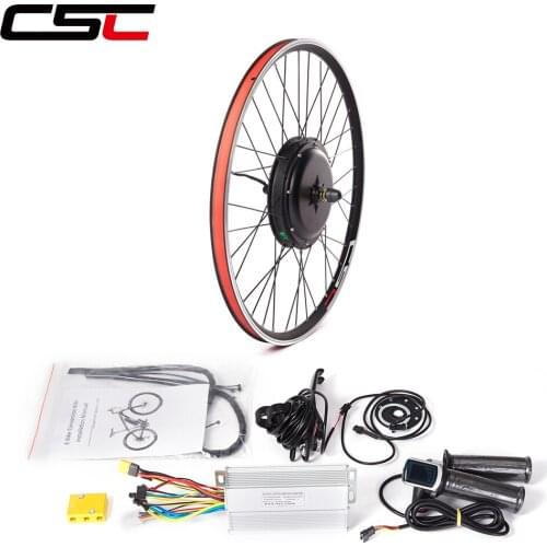 Ebike Conversion Kit 48V 500W hub Motor Wheel Kit for 20 24 26 27.5 28 29in 700C Electric Bike