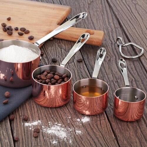 Small copper pot cooking piece hand pot sand stainless steel copper plated rose gold small juice pot pot milk pot iron plate cui