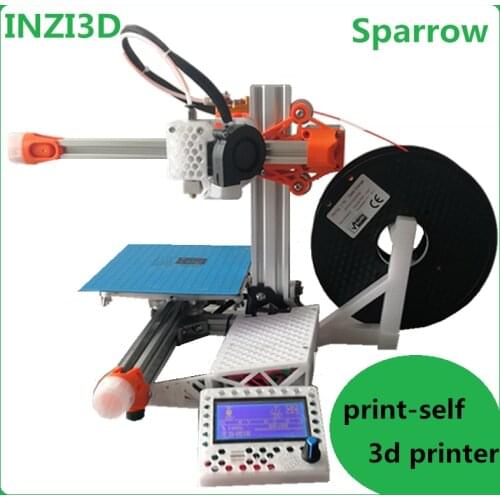INZI Sparrow I3 Mini 3d printer Diy Kit Simplest Printable for beginner P 3д принтер Prusa High Precision Printing Easy Install
