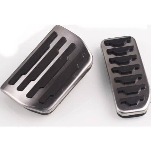 AT Car Brake Fuel Gas Accelerator Foot Pedal Cover For Land Rover Evoque 2010 2011 2012 2013 2014 2015 Suv Car Stying