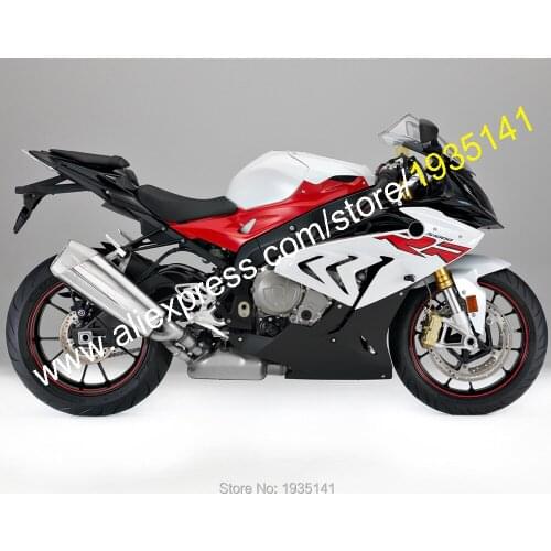 For BMW S1000RR 2017 2018 S 1000RR 17 18 Cowling S1000 RR Red White Black Motorcycle Fairing (Injection molding)