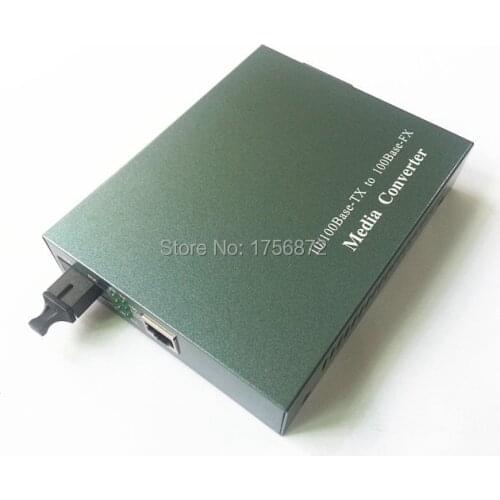 10/100M single-mode single-fiber optic transceiver to Ethernet RJ45 TCP/IP 25KM Converter SC