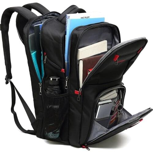 POSO Backpack 17.3inch Laptop Backpack Fashion Travel Business Backpack Nylon Waterproof Backpack Anti-theft Student Backpacks