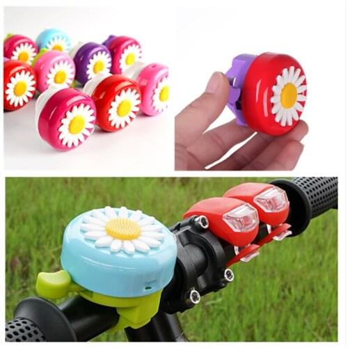 Multi-color Kids Funny Bicycle Bell Daisy Flower Horns Bike Children Girls Cycling Ring Alarm For Handlebars Alloy Plastics Hot