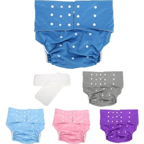 Adjustable Reusable Adult Nappy Diaper Cover Wrap Washable Adult Pocket Nappy Cover Teen Incontinence Diaper Cloth Nappy Pants