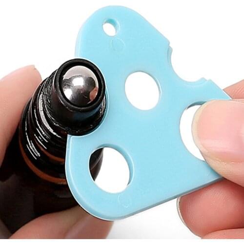 1PC Leaf Essential Oil Opener Key Tool Remover For Roller Balls and Caps Bottles Plastic Opener Roller Bottle Corkscrew Tool