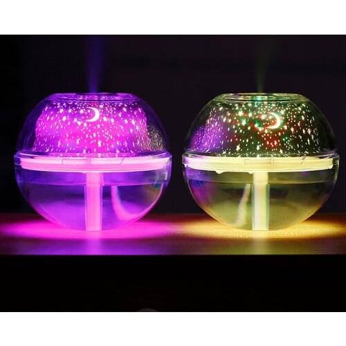 USB Star Sky Lamp Air Humidifier 500ML Ultrasonic Aromatherapy Diffuser Home Babyroom Electric Mist Maker Festive Fogger Gift