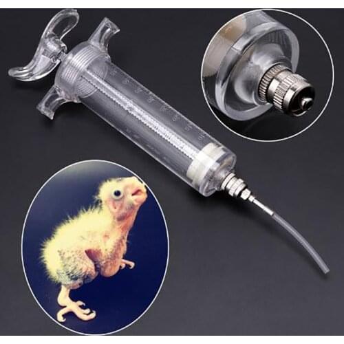20/50ml Parrot Feeding Syringe Young Bird Birds Profession Feeding Device