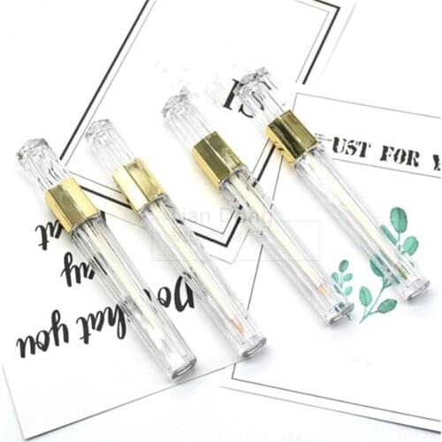 3 ML Clear Eyeliner Bottle High-Grade Mini Cosmetic Plastic Eyelash Growth Tube Transparent DIY Mascara Vials Bottle