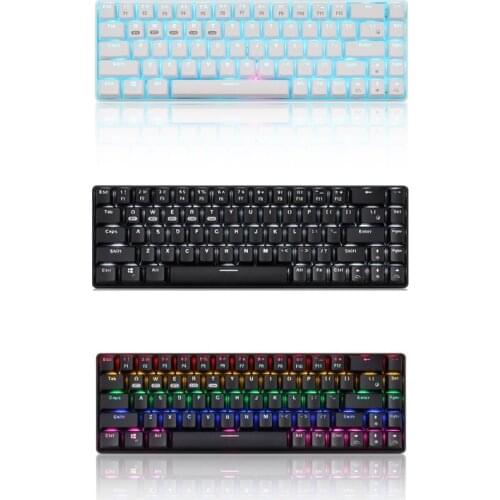 68 Keys Bluetooth 5.0/2.4G/Wired Three Mode LED Backlit Mechanical Keyboard