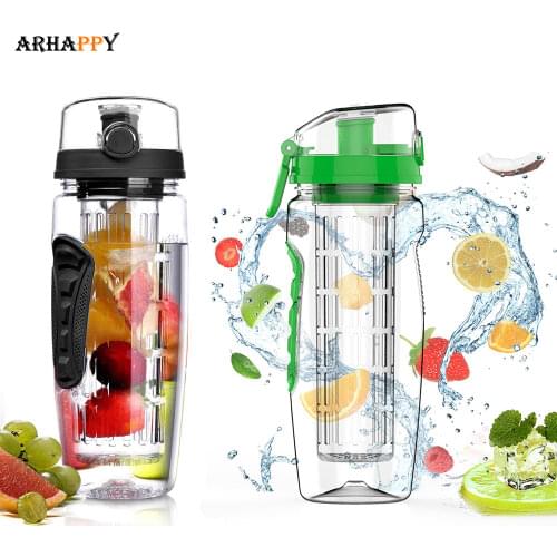 BPA Free Fruit Water Bottle Fruit Infuser Juice Sports Lemon Water Bottle Fitness Sport Fruit Infusion Drinking Bottles