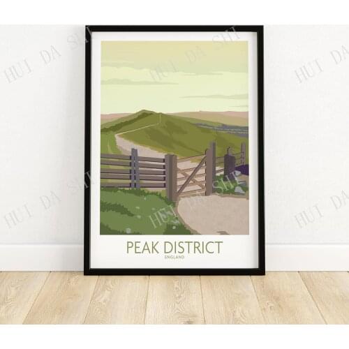 Peak District Art Print | Wall Art | Travel Poster | Artwork | Art Print Gift Idea