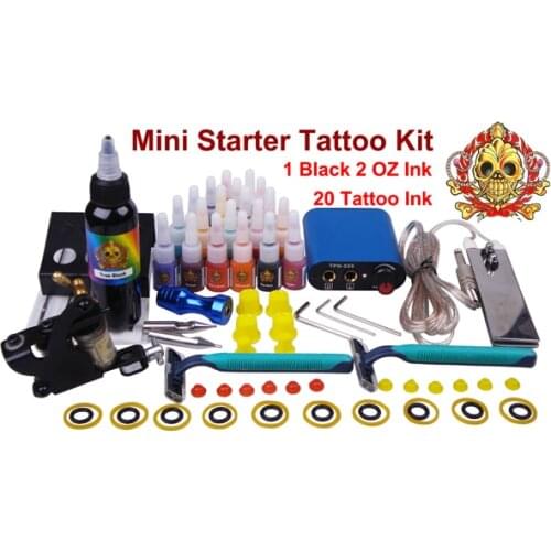 Kit tattoo complete machine permanent makeup machine kit tattoo tool equipment professional tattoo machine set
