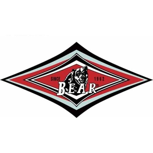 LLY-0585 Creative Car Sticker for Bear Surf Boards Fine Decal PVC Cars Windshield Bumper Decoration Waterproof Auto Stickers