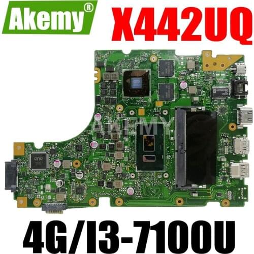 X442UQ Laptop motherboard for ASUS VivoBook 14 X442UQR R419U X442UN X442UR X442UNR original mainboard GT940MX 4GB-RAM I3-7100U