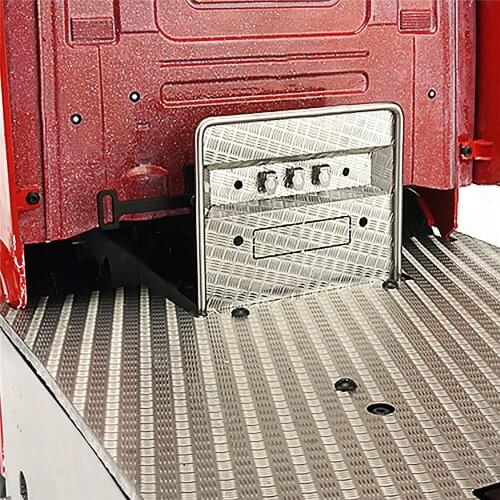 Metal Wire Fixing Plate Simulation Wire Rack Board for 1/14 Tamiya Scania R620 R470 RC Truck Tractor Accessories