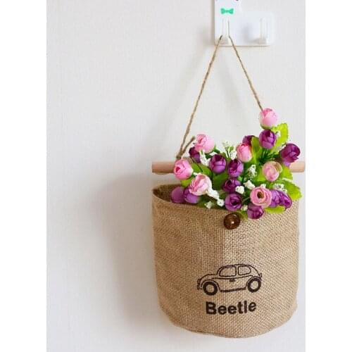 Fashion Wall Hanging Storage Bags Wall Pocket Hanging Holder Organizer Sundries Storage Pocket For Decoration Kitchen Bathroom